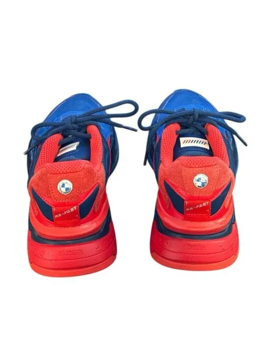 BMW M Motorsport Sneakers Shoes Mens 8.5 Blue Red Running System - Picture 4 of 14